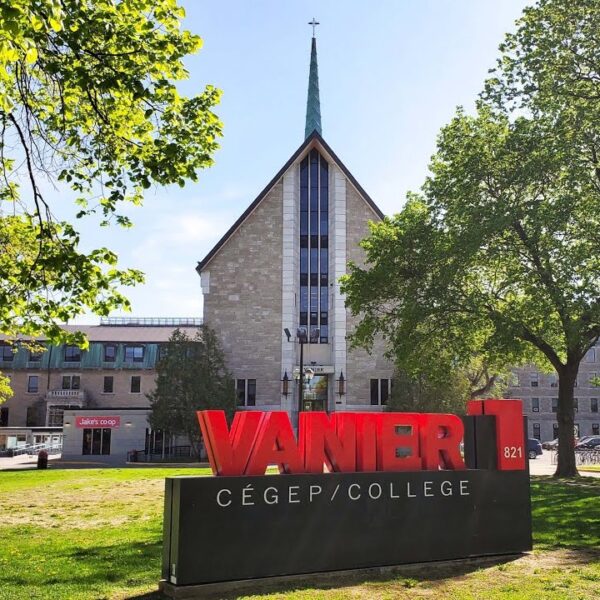 Vanier Sign & Main Building